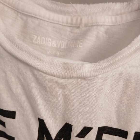 Zadig & Voltaire White Tee - Picture 3 of 8